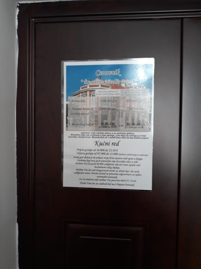 Apartament Prenociste Nikolas Grand Smederevo Zewnętrze zdjęcie